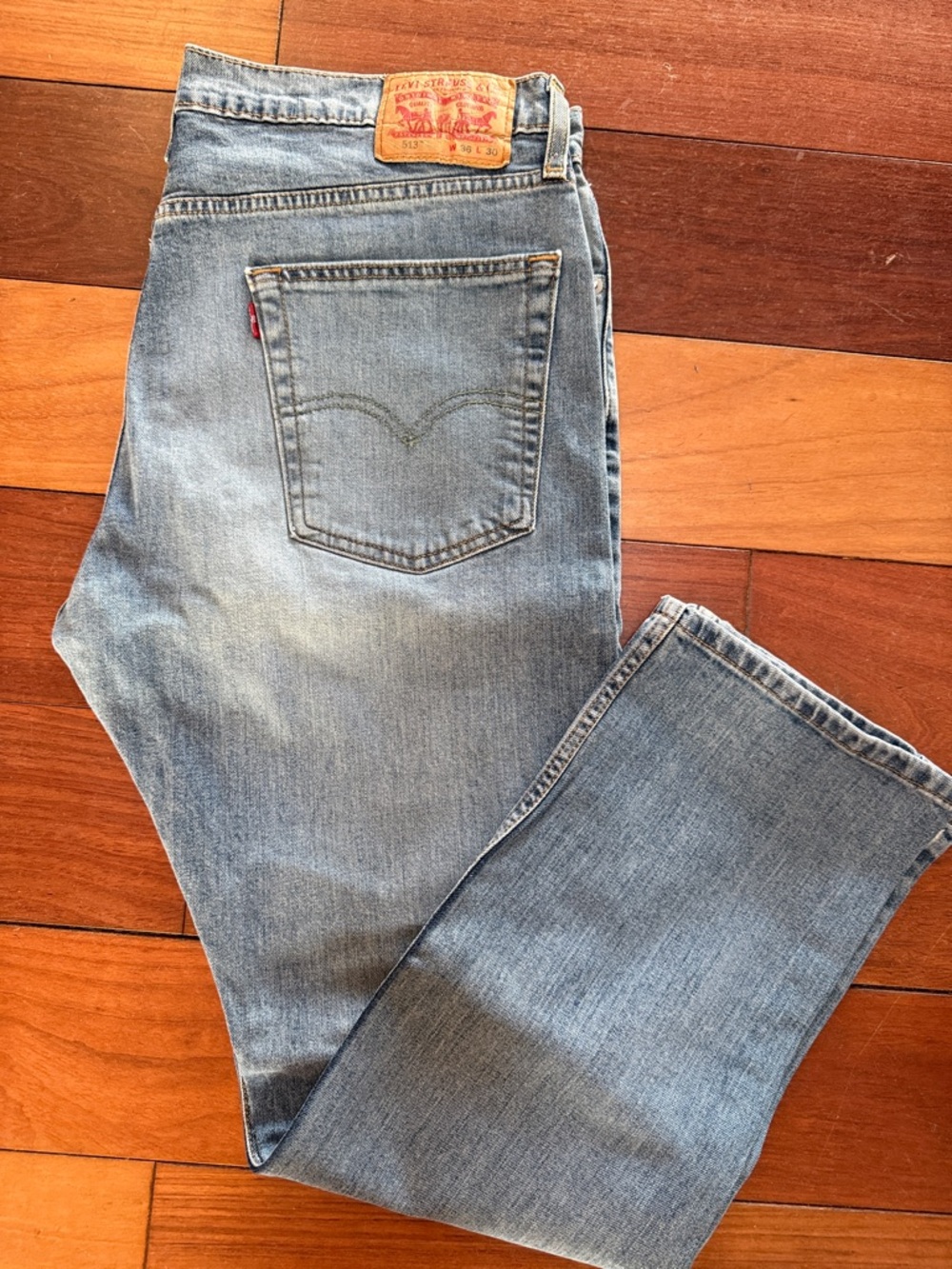 Levi's Light Blue Slim Straight Leg Denim Jeans